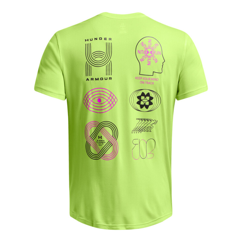 UA RUN ANYWHERE TEE-GRN GRN-304