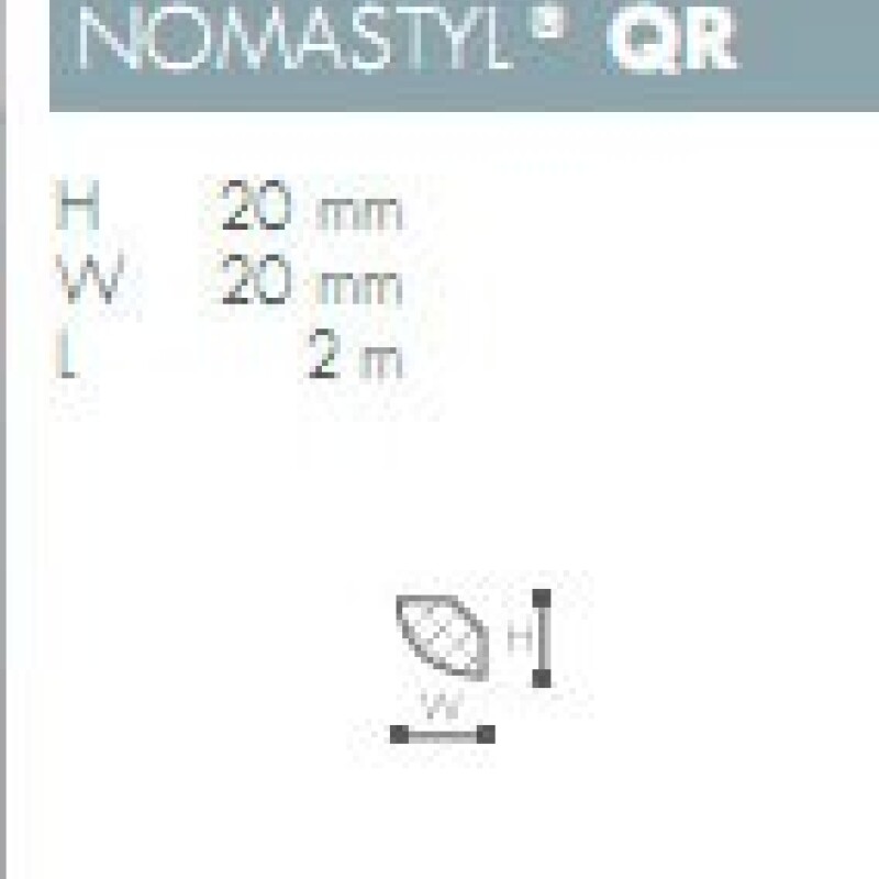 MOLDURA POLIESTIRENO NOMASTYL- QR - 2 mts - N/A