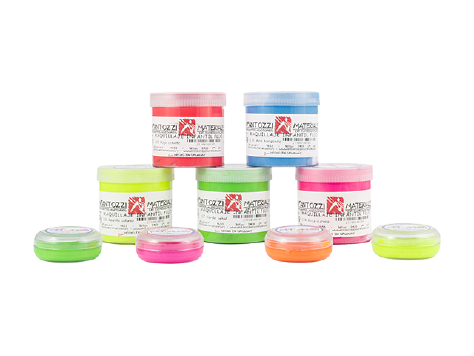 Maquillaje Infantil flúo (Pintura para rostro y cuerpo) - 15 g 