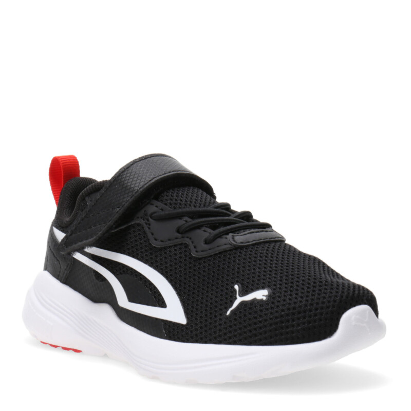 Championes Infantiles Puma All Day Active Negro - Blanco