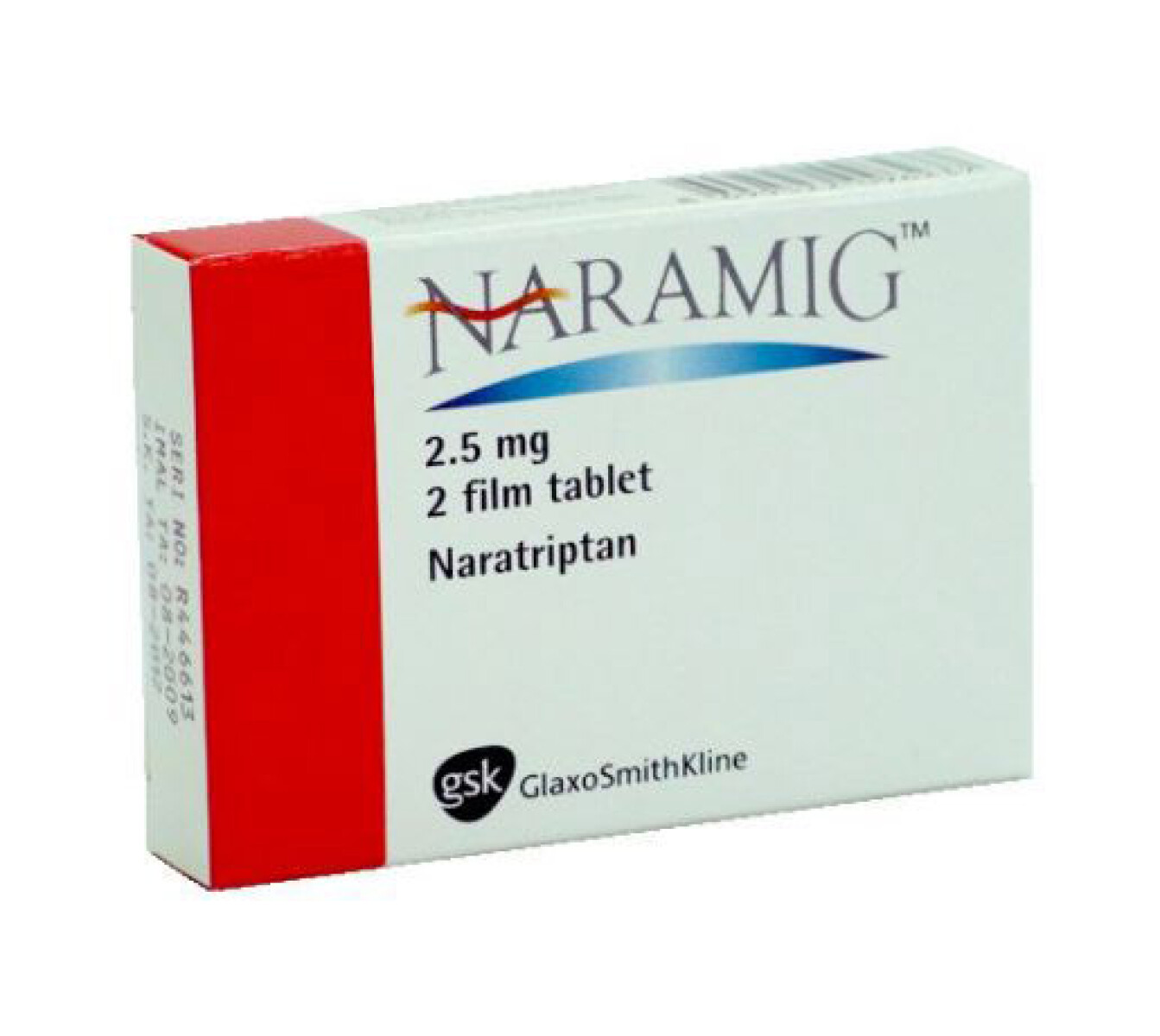 Naramig 2,5mg 2 COM 