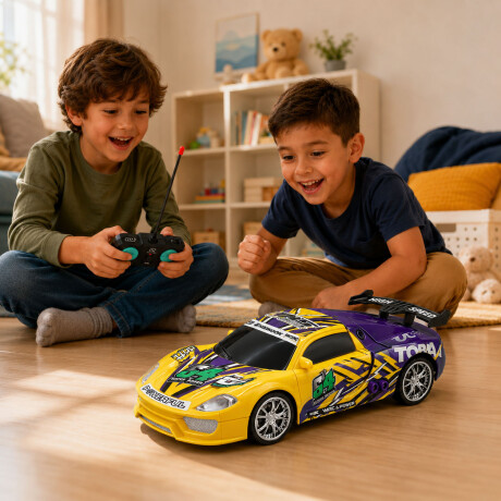 Auto Deportivo RC Racing Rivalry Control Remoto 1:22 Amarillo/violeta