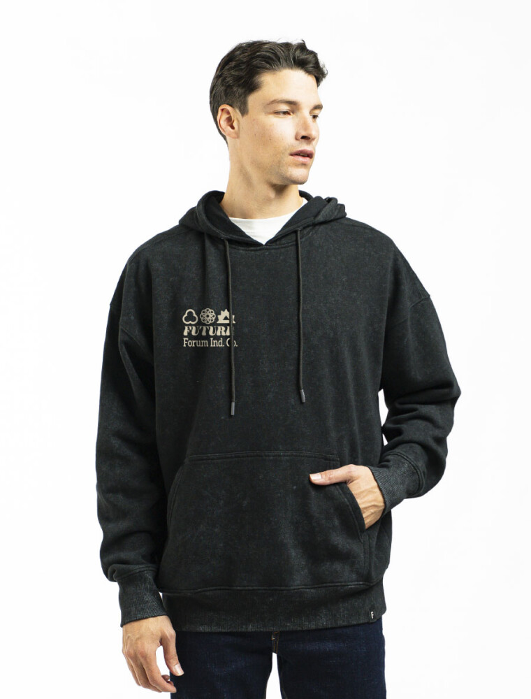 Canguro Oversize Estampado California Negro/Fantasia 2