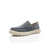 Mocasin suela beige alta AZUL