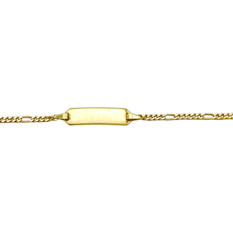 Pulsera Identidad Cartier -Oro bajo-Sin Piedra-PU8086 sinpiedra