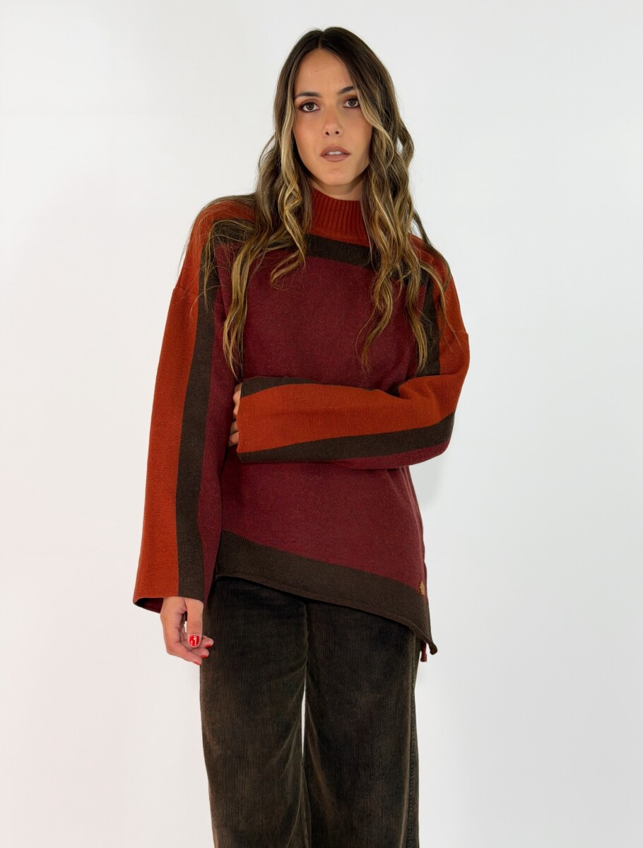 SWEATER ALICANTE - BORDO 