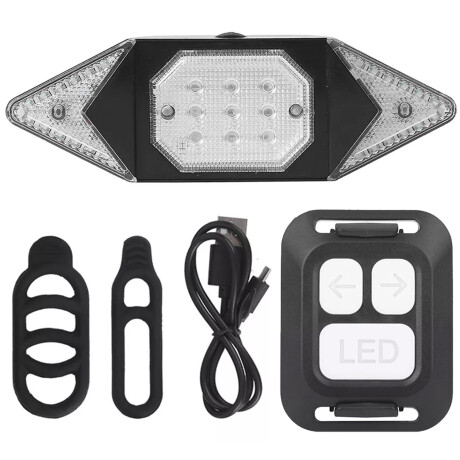 Luz de Bici Trasera con Señalero Recargable USB Luz de Bici Trasera con Señalero Recargable USB