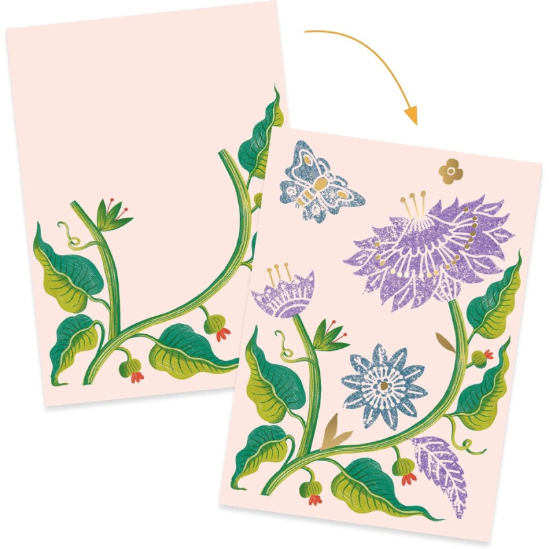 Kit Creativo Grabado y Sellos Djeco Kit Creativo Grabado y Sellos Djeco