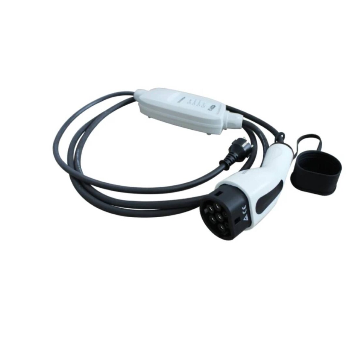 Cargador portátil Schukopara auto eléctrico Duosida V2-PSE-16-ES Tipo 2 3.7 kW - Blanco 