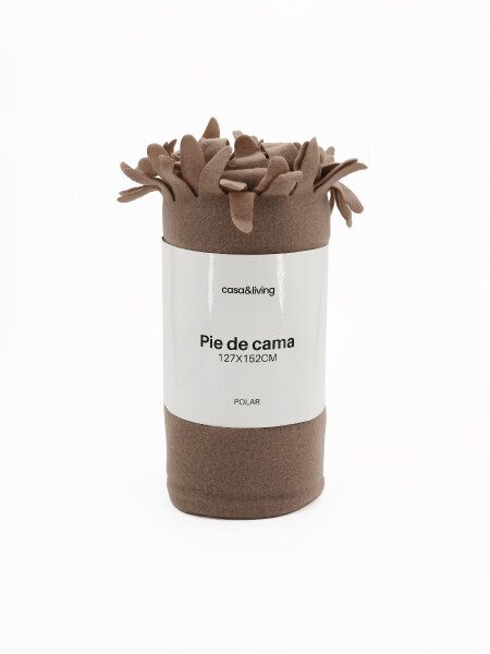 PIE DE CAMA POLAR TAUPH VISON