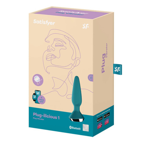 Satisfyer Ilicious 1 Plug Anal Vibrador Bluetooth Verde
