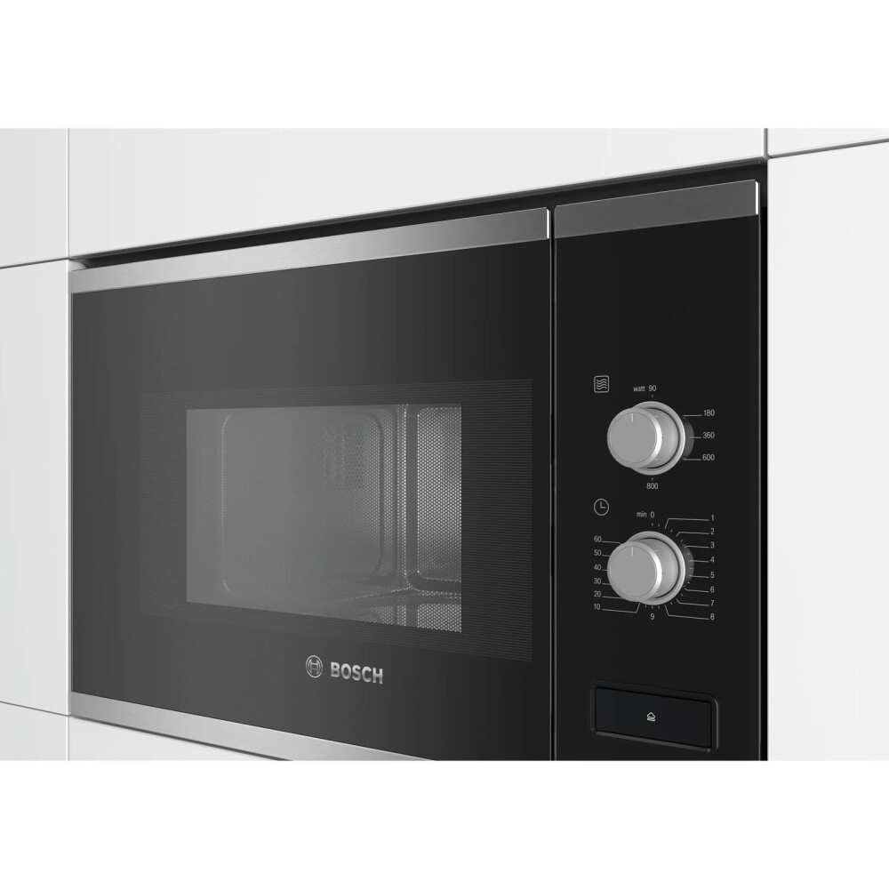 MICROONDAS DE EMPOTRAR 20-LITROS NEGRO BOSCH BFL520MS0