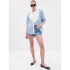 BIG SHIRT - POPLIN BIB BLUE PINSTRIPE