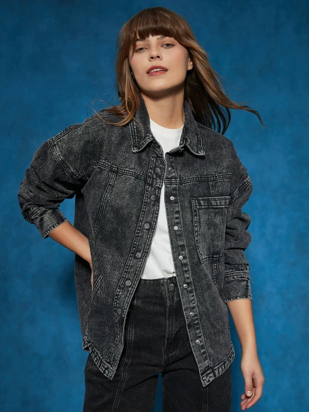 SOBRECAMISA LARA NEGRO