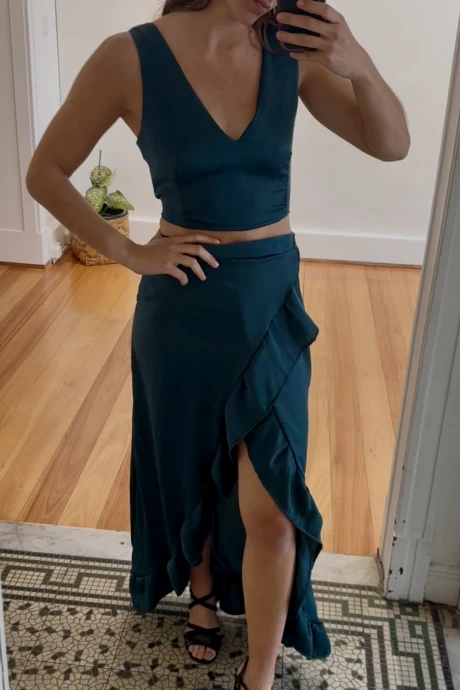 Pollera Galia Petróleo