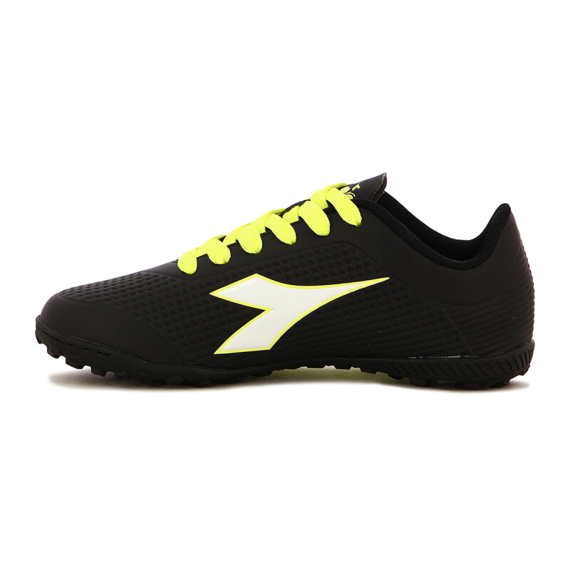 Diadora Futbol 5 Tf Halley Men - Negro/amarillo Negro-amarillo