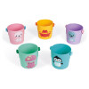 Set x5 baldes con agujeros para bebés Set x5 baldes con agujeros para bebés