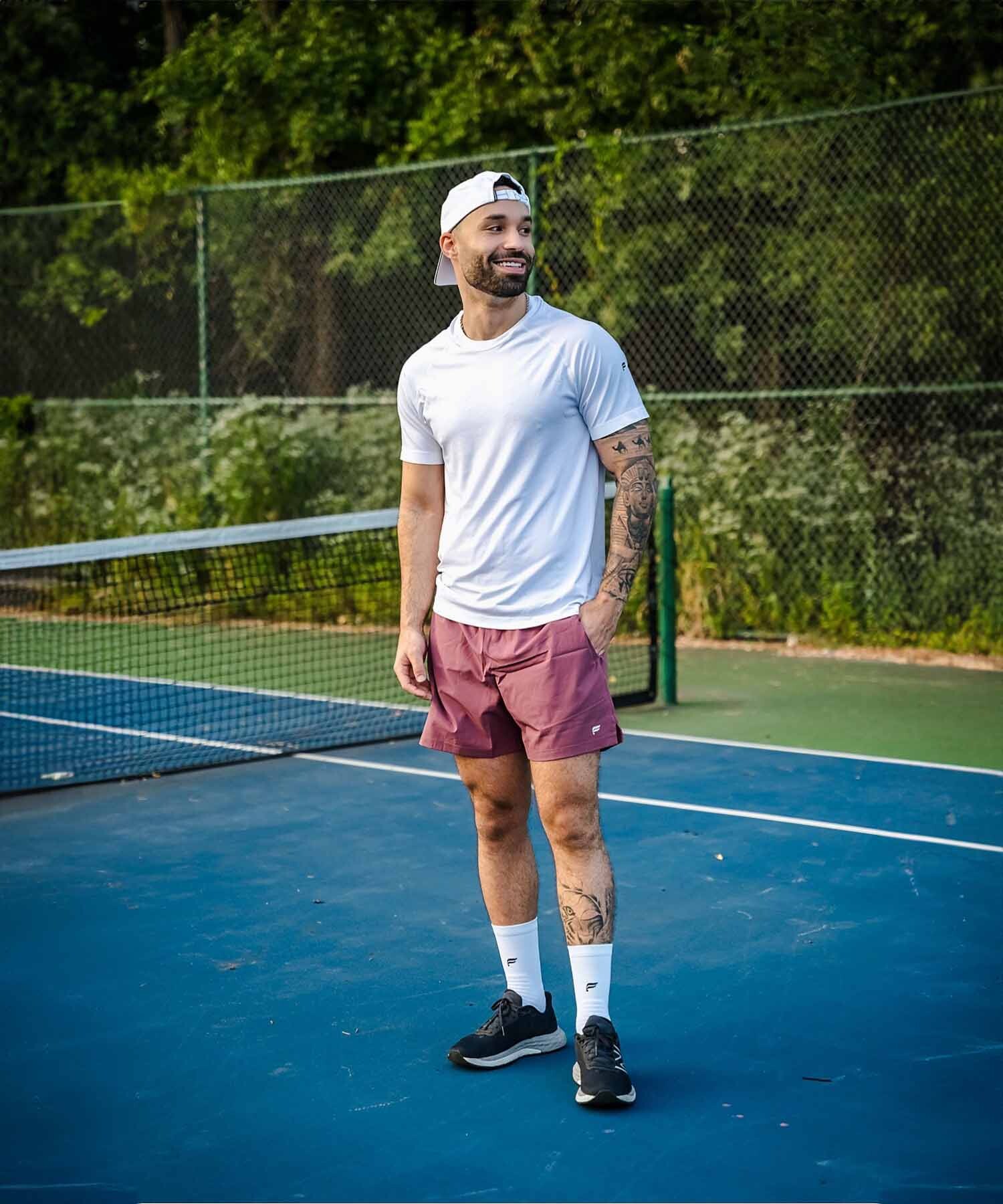 Polo Manga Corta Fit The Training Day Tee Hombre Classic White