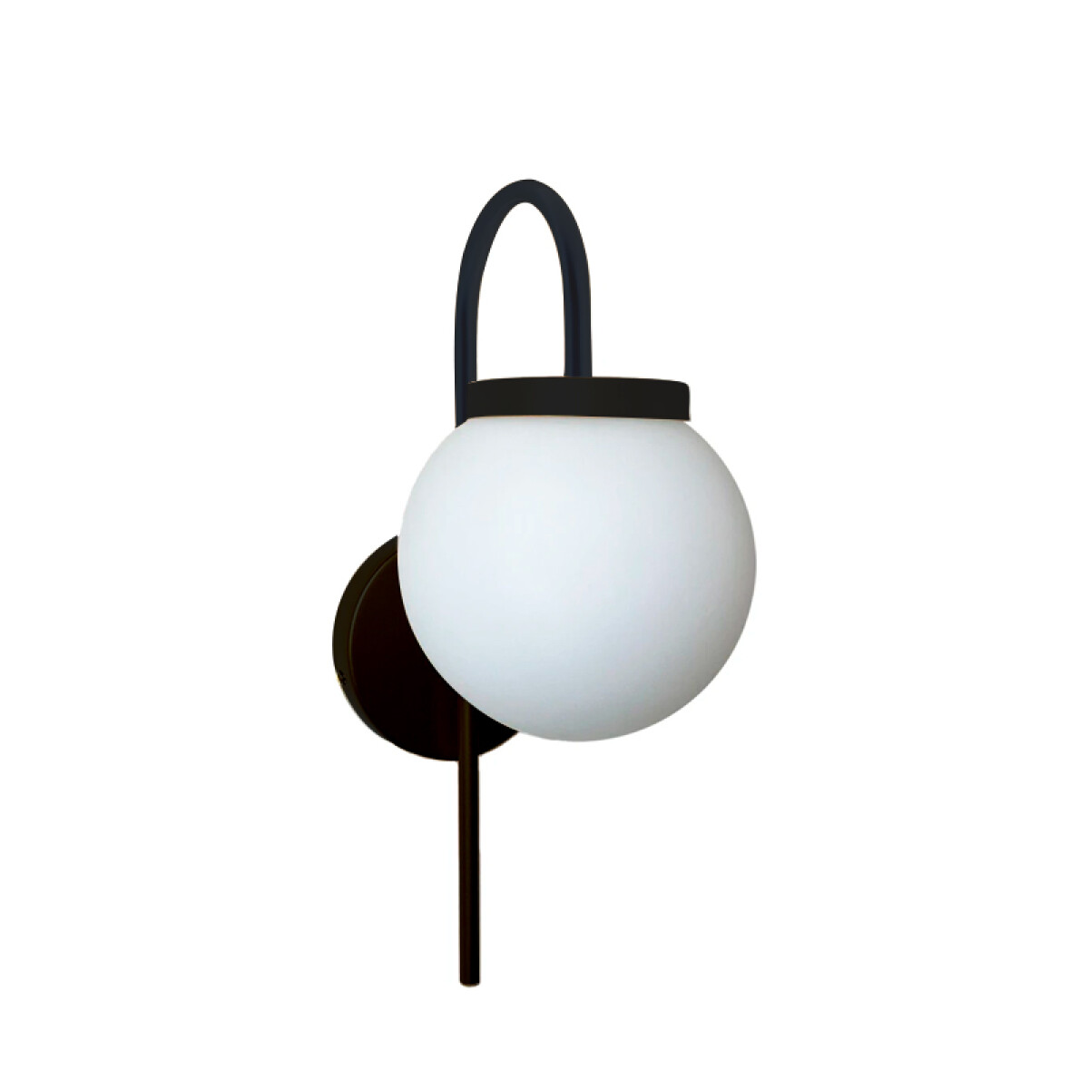 Luminaria De Pared Bolonia Negra 