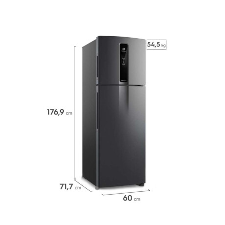 Heladera Electrolux Inverter No Frost 408 Lts Black