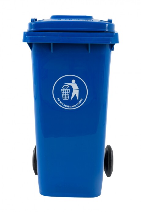 Contenedor De Residuos En Color Azul - 120 Litros Contenedor De Residuos En Color Azul - 120 Litros