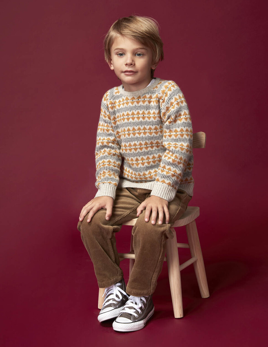 Jersey Jacquard - Piedra Melange 