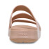 Sandalias Crocs Getaway Patent Strappy - Mujer Pink Caramel