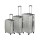Set de 3 valijas de viaje rígidas Arye con ruedas Gris