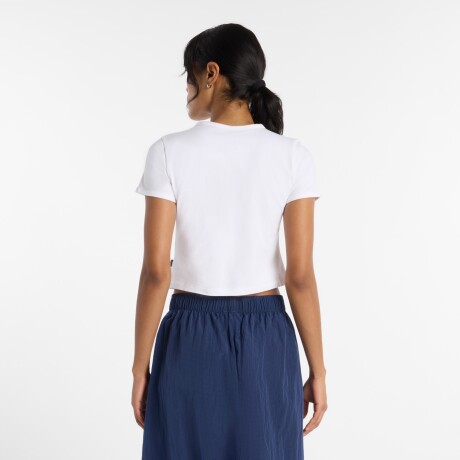 Remera New Balance de Dama - Trackside - WT61Y33QWT WHITE