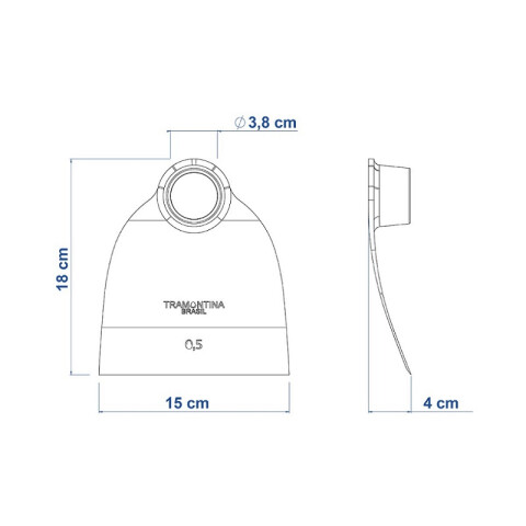 Azada 180 x 153mm, sin mango -TRAMONTINA TN1228