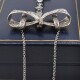 Pendiente Oro 18 K Blanco Y Brillantes Pendiente Oro 18 K Blanco Y Brillantes