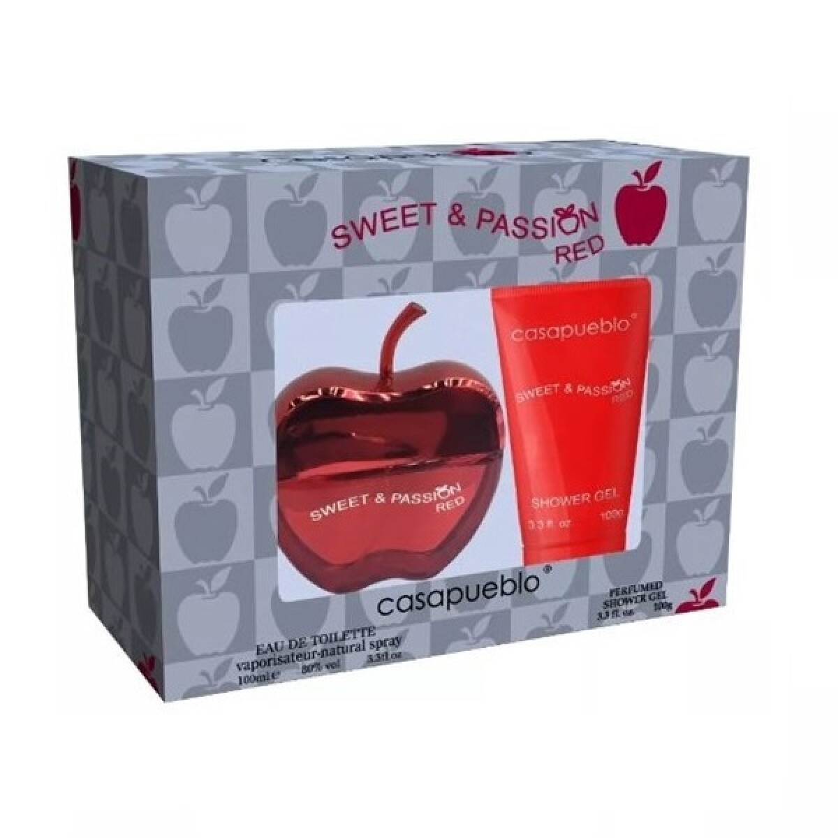 Perfume Casapueblo Sweet&passion Red 100ml+gel Ducha 100ml 