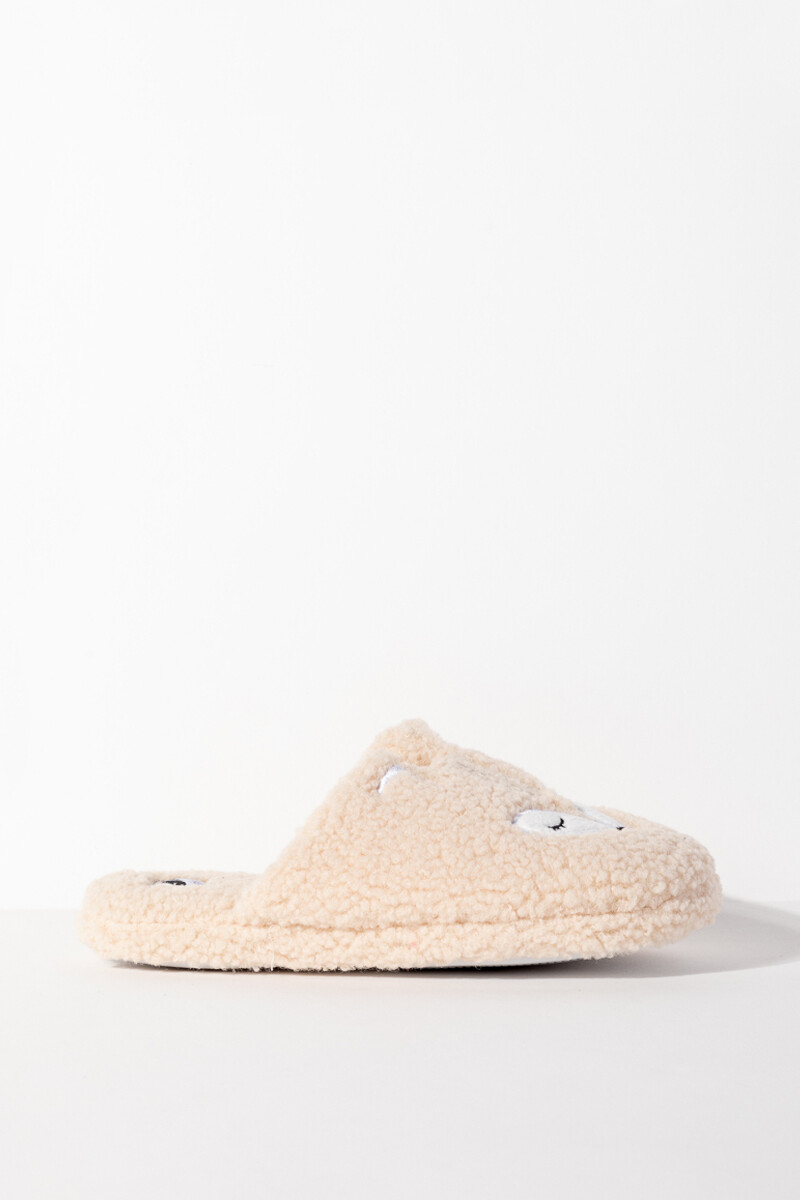 PANTUFLA ANIMALIC Beige