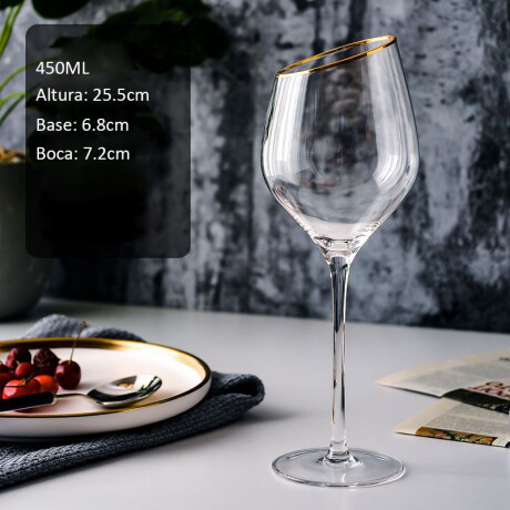 Juego De 6 Copas De Vino Cristal Edelita 660ML — El Capitán