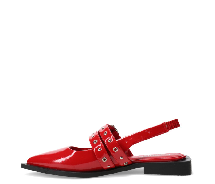 Zapatos de Mujer Miss Carol LAWN en punta Rojo