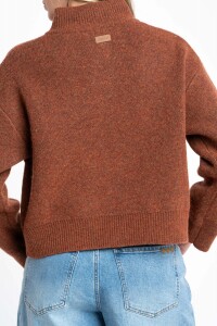 Cardigan Lana Chocolate