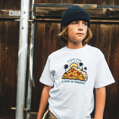Remera Volcom Cheesy Street Blanco