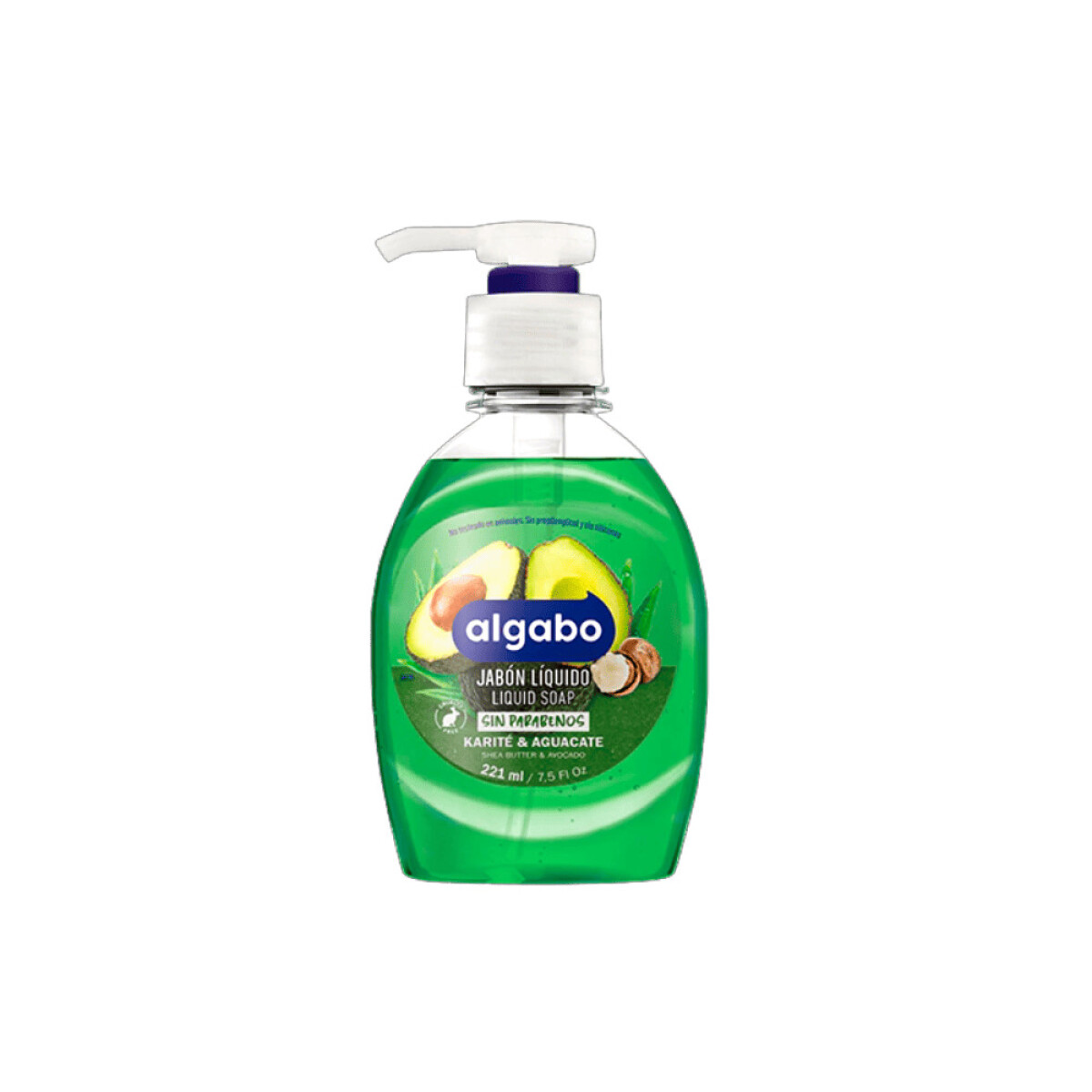 ALGABO JAB LIQUID KARITE P/ MANOS 221 ML 