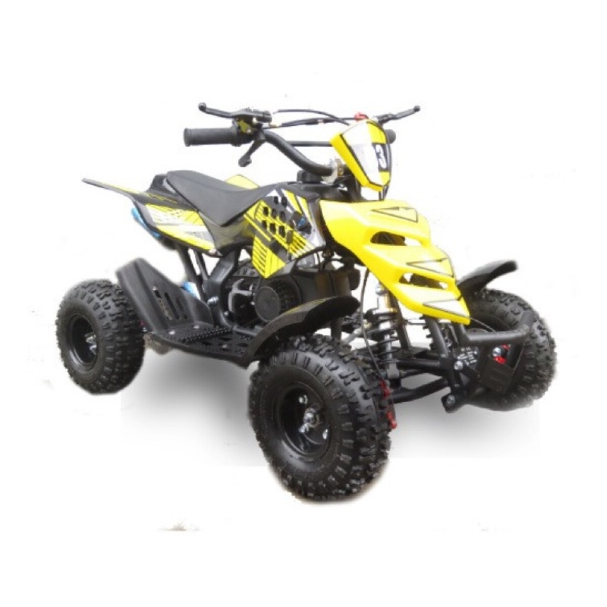 Moto Cuatriciclo Mini Niño Rex Pro Racing 50cc ( 2 Tiempos ) - Amarillo 