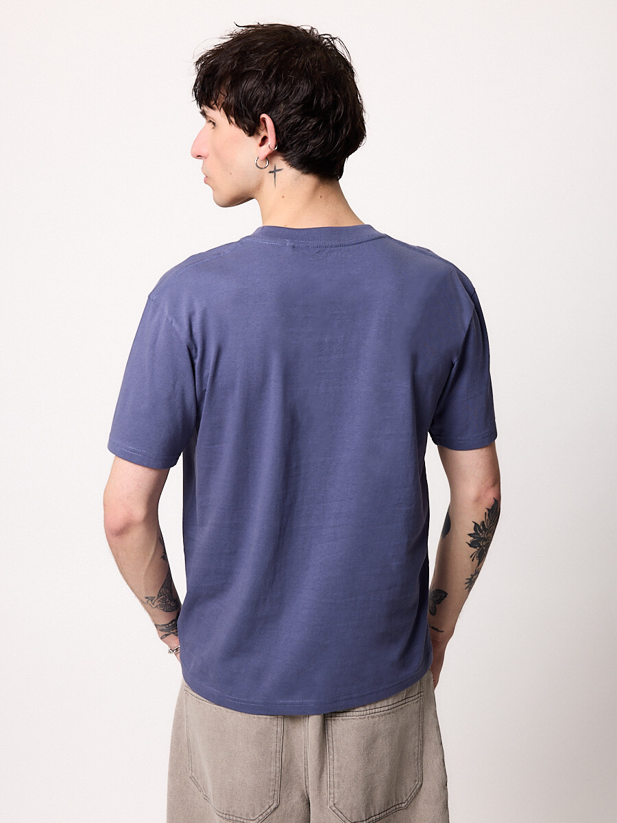 T-SHIRT M/C XIEDI DIXIE Azul Oxido