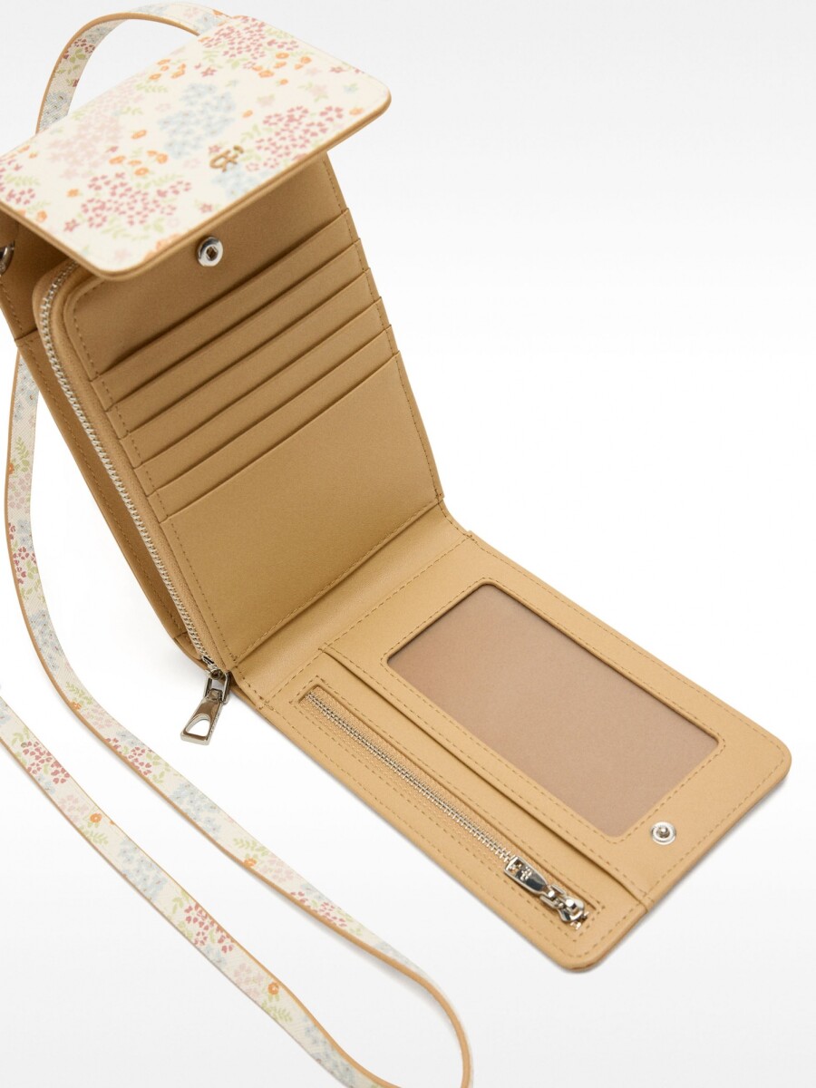 Bolsa Para Teléfono Estampado Floral multicolor