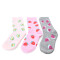 Medias de Niña MINI Miss Carol Media Fruits pack X3 Rosado Claro / Gris / Rosado