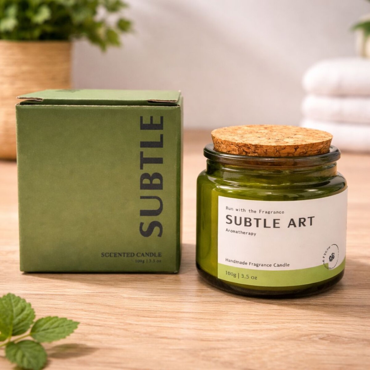 VELA AROMATICA SUBTLE 6X6,3CM 