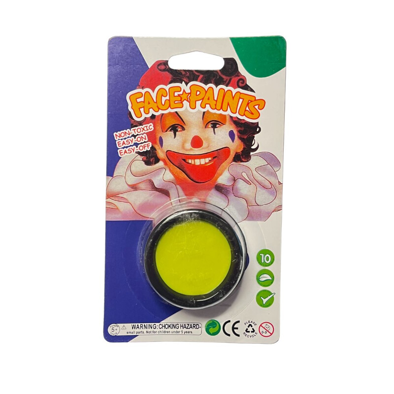 Maquillaje Artistico Fluo Amarillo