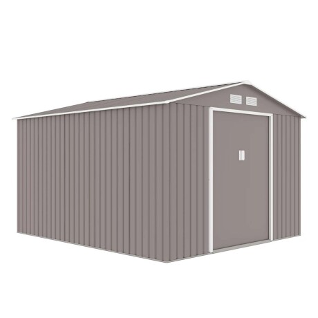 CASITA DE JARDÍN METAL GRIS ARCHER