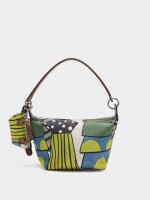 Bolso De Hombro De Nylon Con Pendiente multicolor