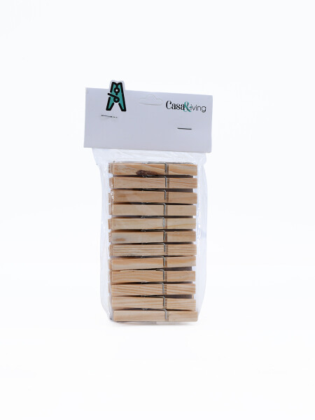 PALILLOS MADERA 24 PCS MADERA