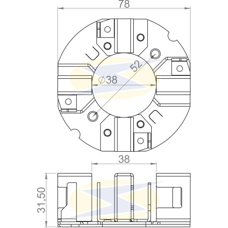 PORTA CARBONES - ISKRA VALTRA 24V 10X25X23 UNIFAP PORTA CARBONES - ISKRA VALTRA 24V 10X25X23 UNIFAP