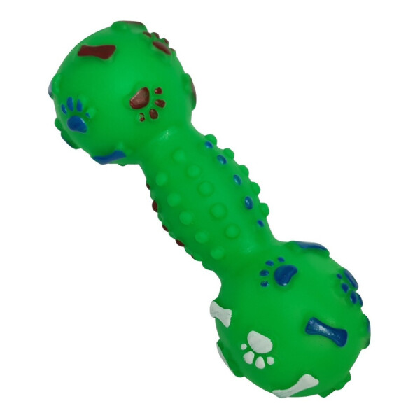 Hueso Goma Super Resistente Para Perro Morder Juguete Variante Color Verde