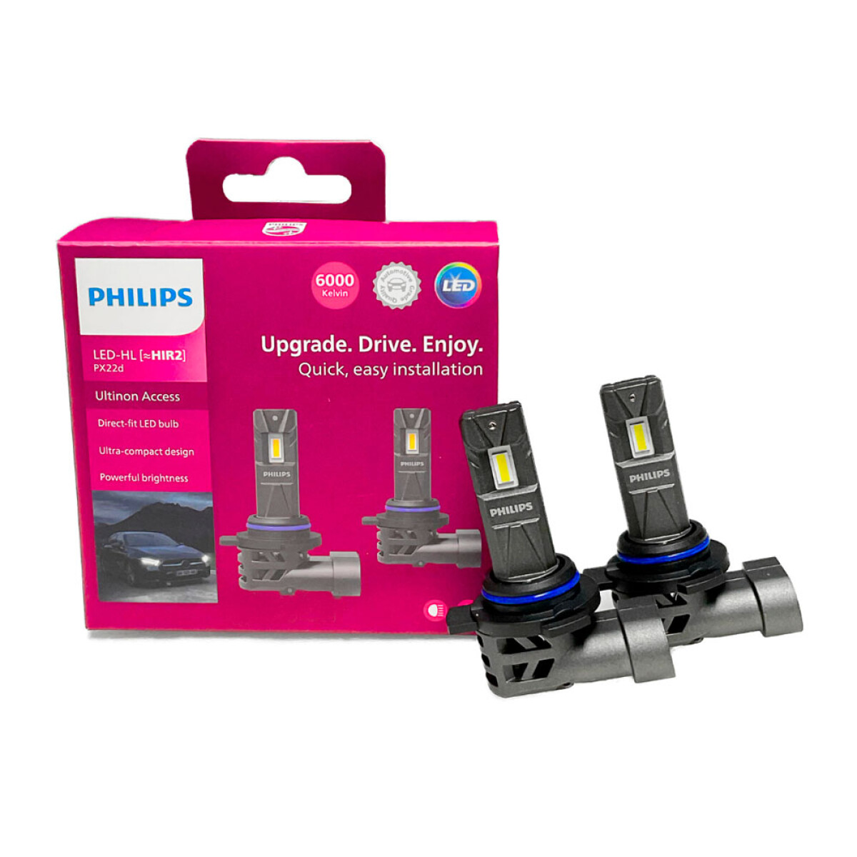 LAMPARA - LAMPARA LED HIR2 11012 U2500 12V 20W (X2) PHILIPS 